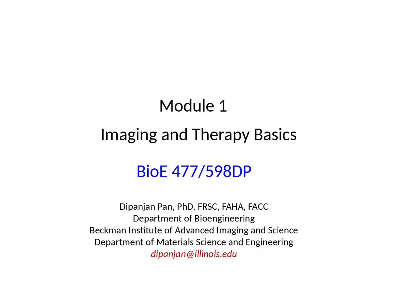 PPT-Imaging and Therapy Basics