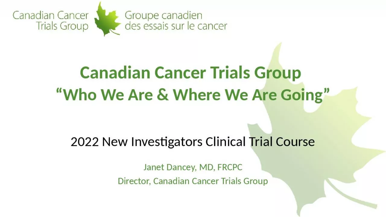 Canadian Cancer Trials Group