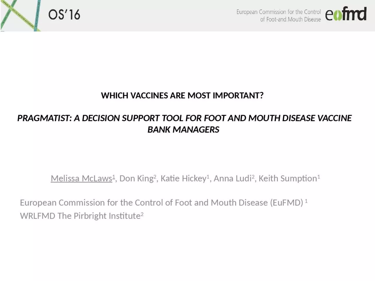 PPT-WHICH VACCINES ARE MOST IMPORTANT?