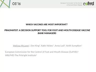 WHICH VACCINES ARE MOST IMPORTANT?