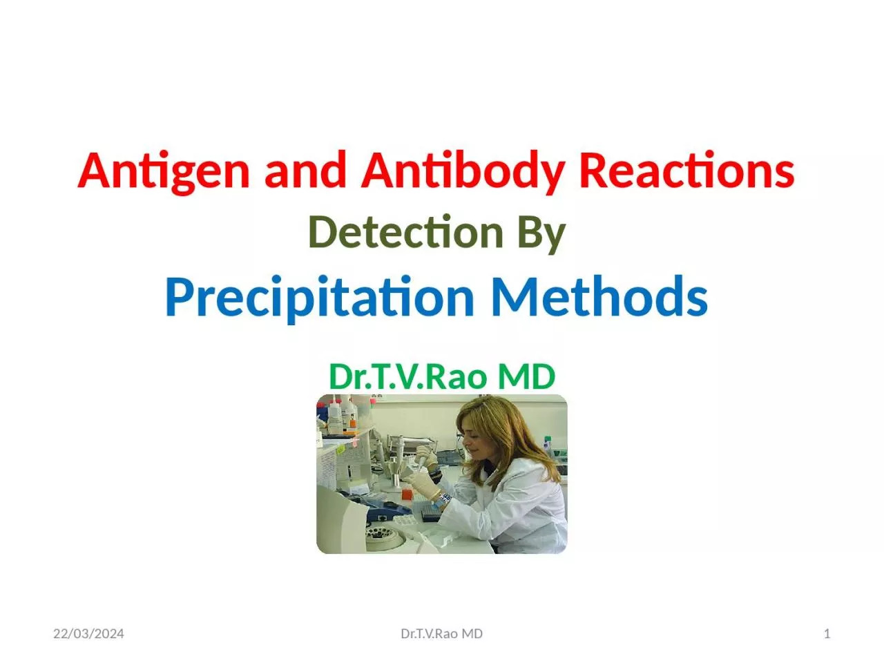 PPT-Antigen and Antibody Reactions