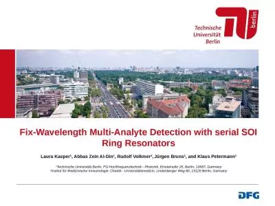 Fix-Wavelength Multi-Analyte Detection with serial SOI Ring Resonators