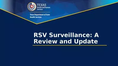 RSV Surveillance: A Review and Update