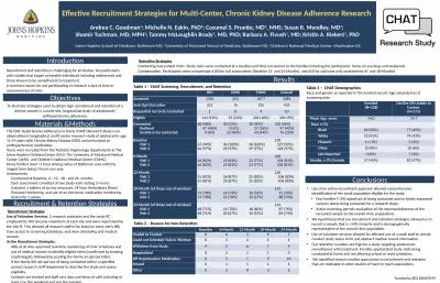 Effective Recruitment Strategies for Multi-Center, Chronic Kidney Disease Adherence Research