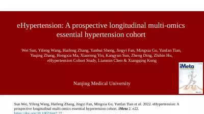 eHypertension : A prospective longitudinal multi‐omics