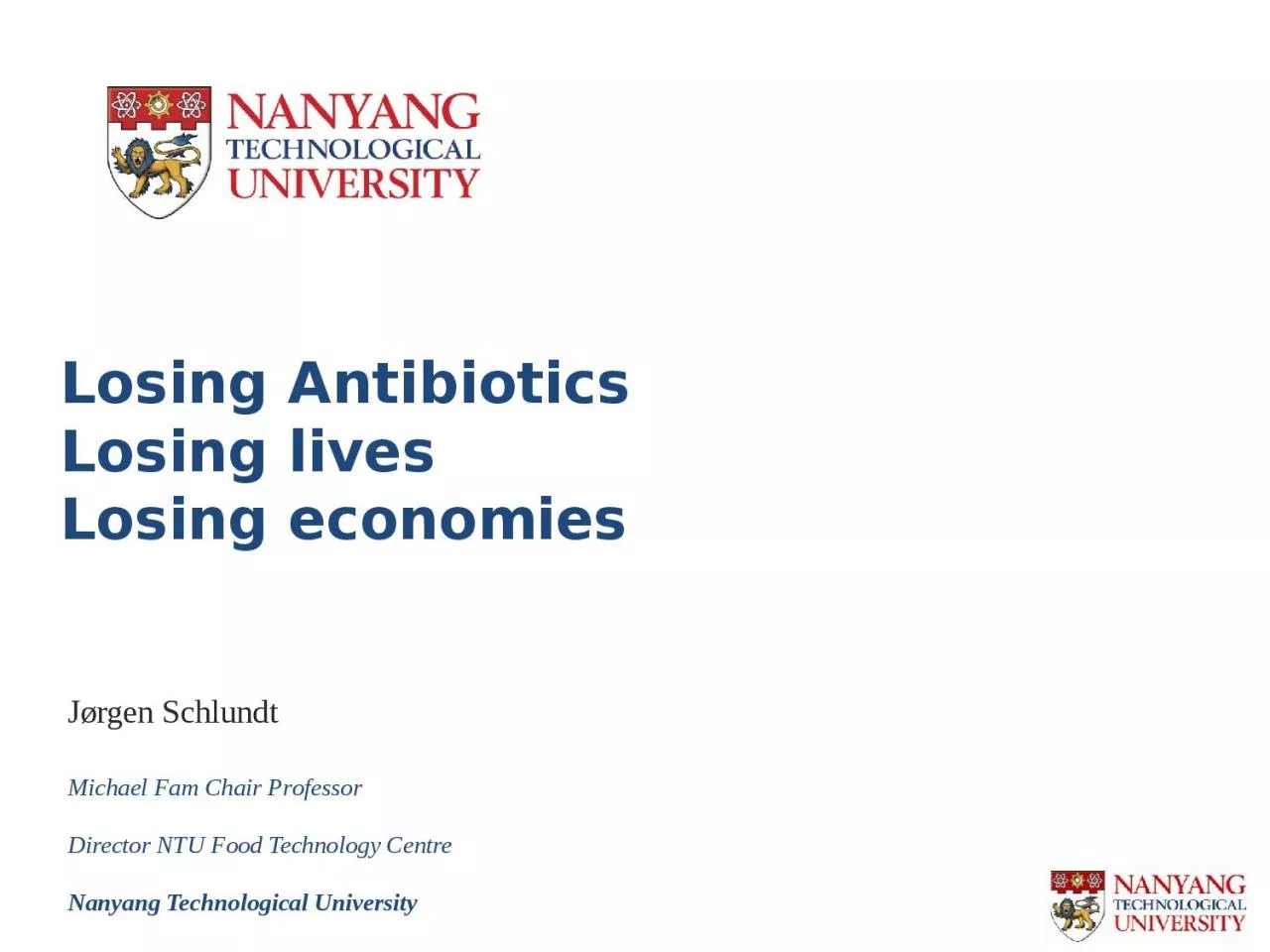 PPT-Losing Antibiotics Losing lives