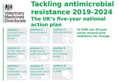 Tackling antimicrobial resistance 2019-2024