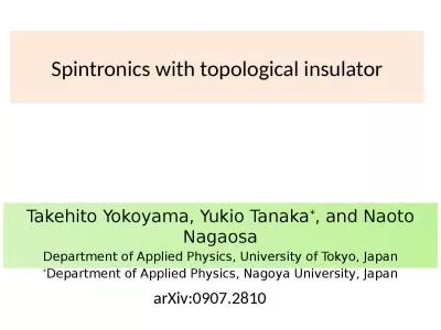 Spintronics  with topological insulator