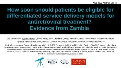 How soon should patients be eligible for differentiated service delivery models for antiretroviral