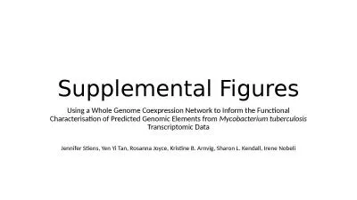 Supplemental Figures Using a Whole Genome