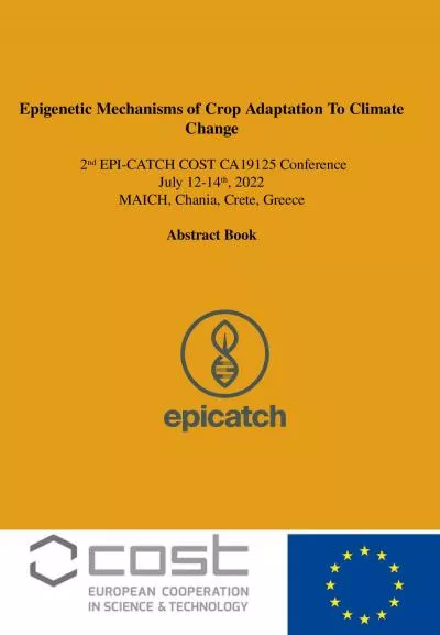 Epigenetic Mechanisms of Crop Adaptation To Climate Change