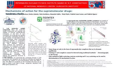 Mechanisms of action for the supramolecular drugs: neutron study