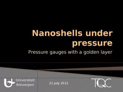 Nanoshells  under   pressure