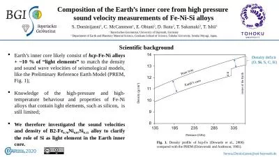 Composition of the Earth’s inner core from high pressure
