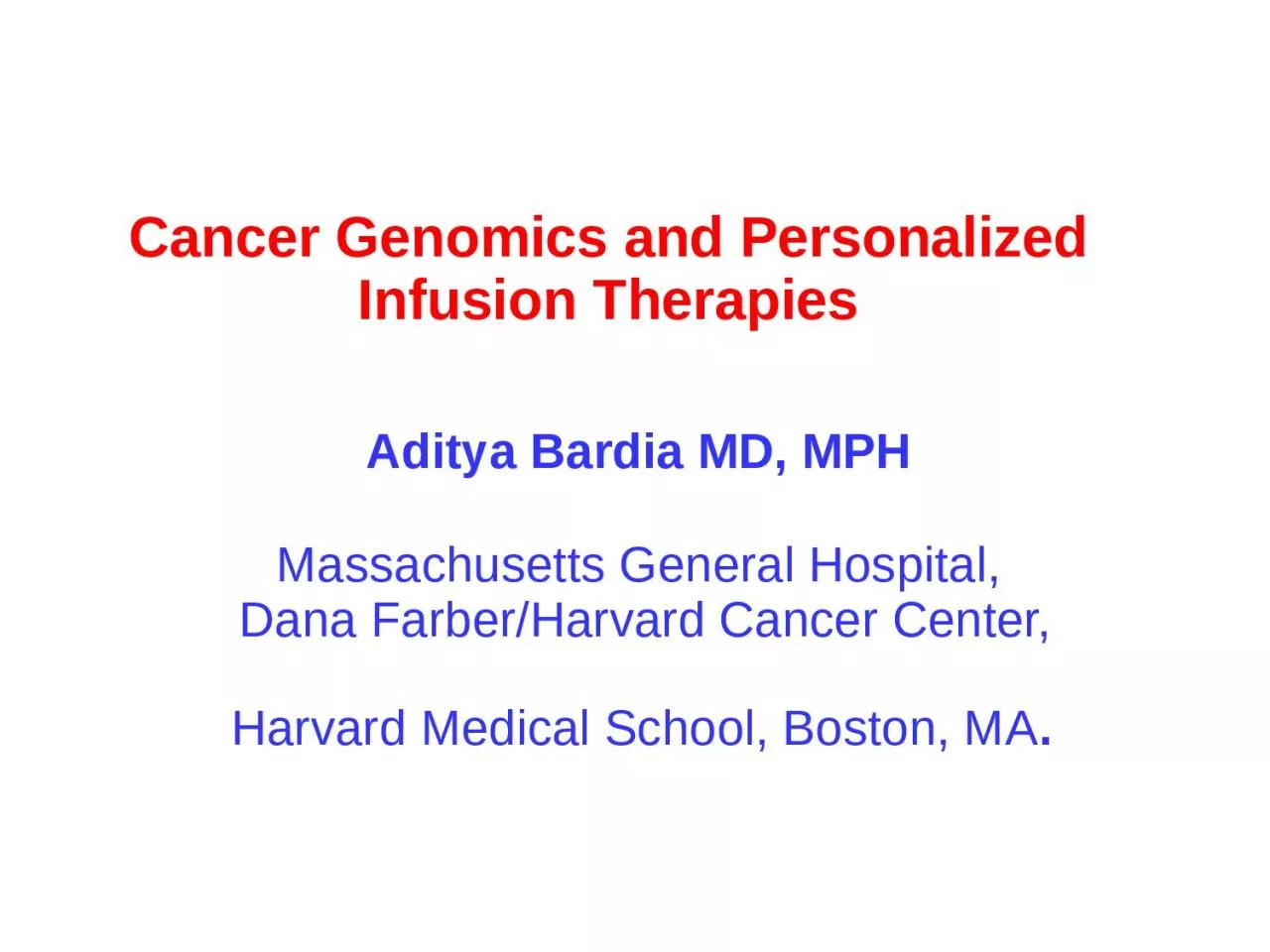 PPT-Cancer Genomics and Personalized