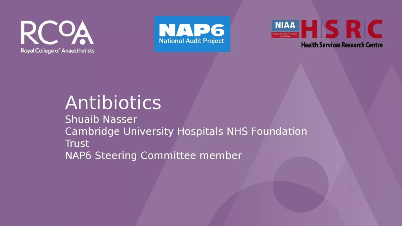 Antibiotics  Shuaib  Nasser