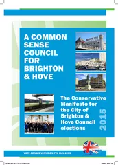 FOR & HOVEThe Conservative Manifesto for  the City of Brighton & Hove