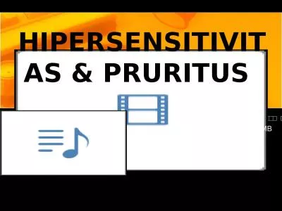 HIPERSENSITIVITAS & PRURITUS