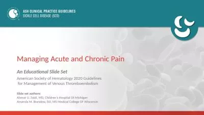 Managing  Acute  and  Chronic
