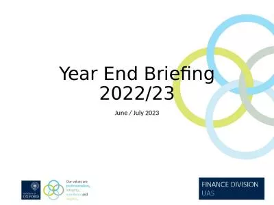Year End Briefing 2022/23
