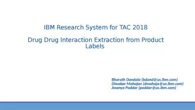 IBM Research System for TAC 2018