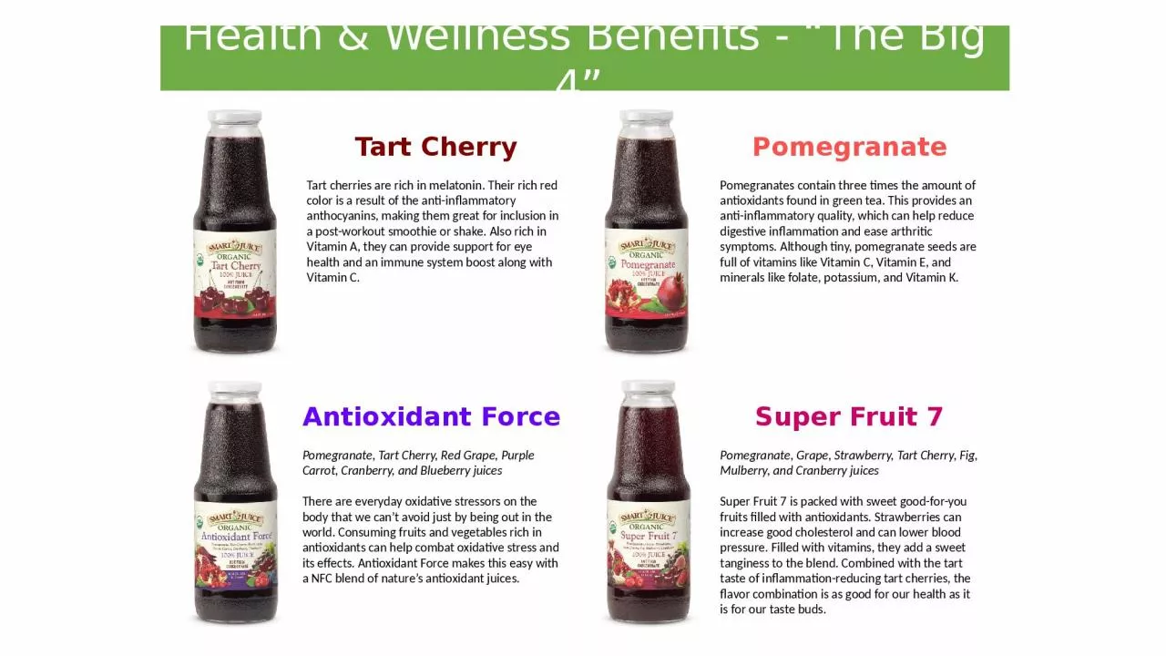 Antioxidant Force Pomegranate, Tart Cherry, Red Grape, Purple Carrot, Cranberry, and Blueberry
