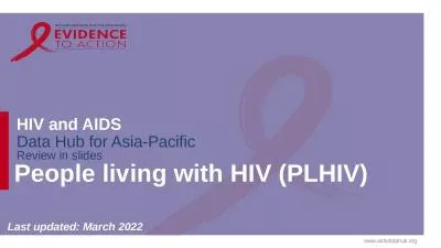 People living with HIV (PLHIV)