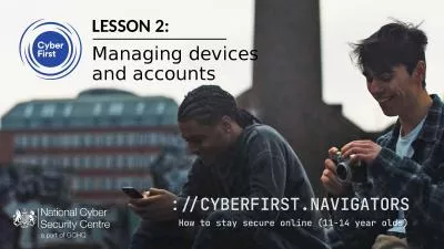 LESSON 2: Managing devices