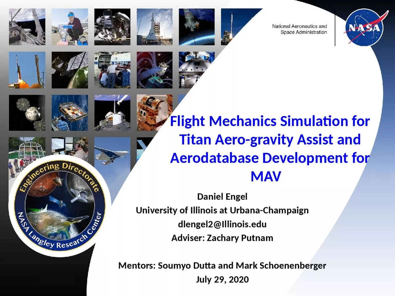 PPT-Flight Mechanics Simulation for Titan Aero-gravity Assist and