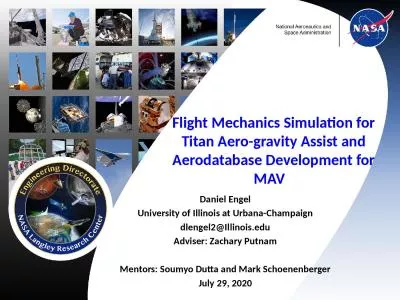 Flight Mechanics Simulation for Titan Aero-gravity Assist and