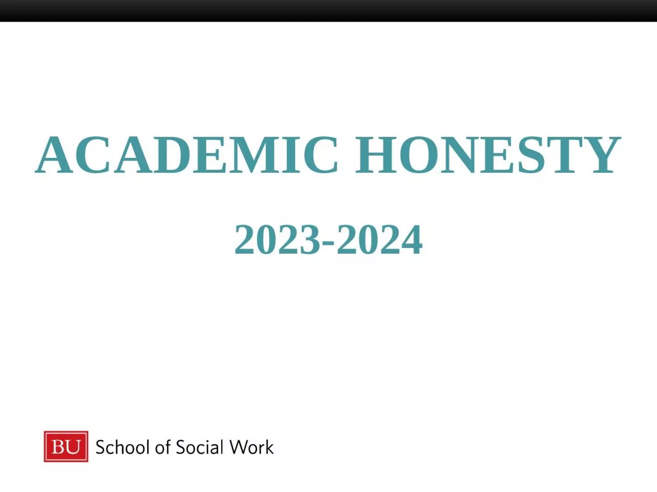 PPT-ACADEMIC HONESTY 2023-2024