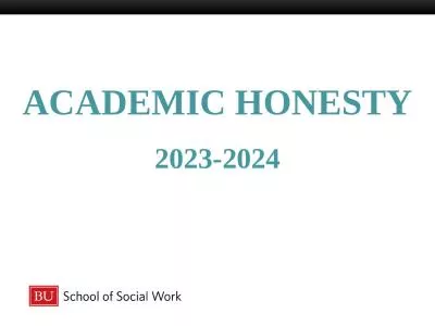 ACADEMIC HONESTY 2023-2024