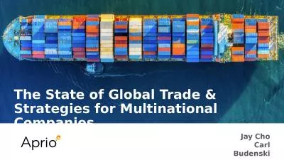 The State of Global Trade &
