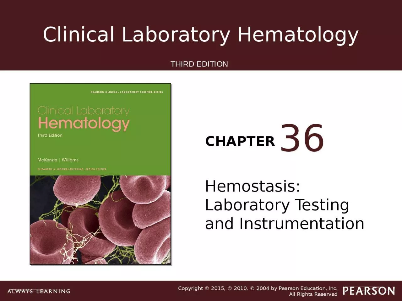 PPT-Hemostasis: Laboratory Testing and Instrumentation