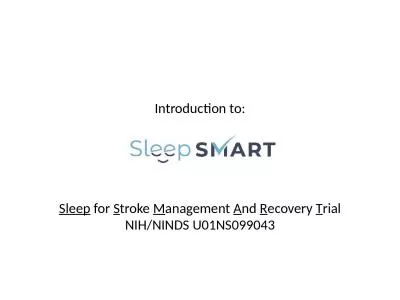 Introduction to: Sleep  for