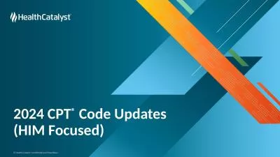 2024 CPT ®  Code Updates