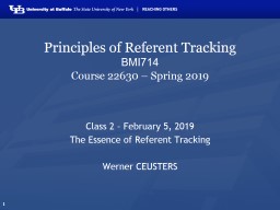 Principles of Referent Tracking