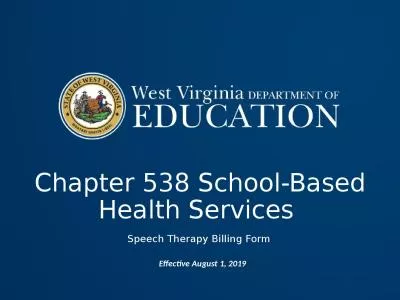 Chapter 538 School-Based Health Services