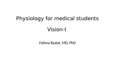 Physiology for medical students