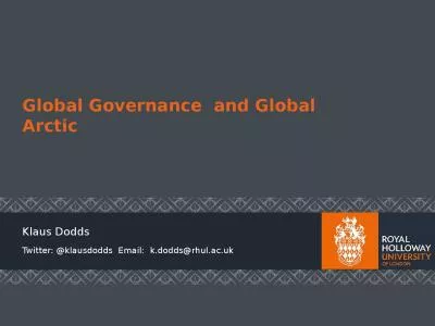 Global Governance  and Global Arctic