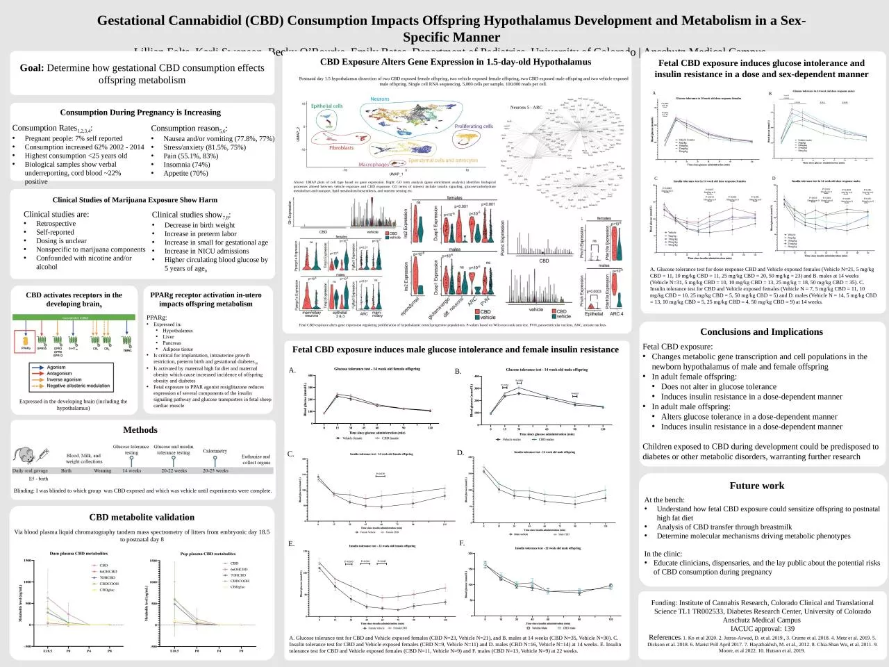 PPT-Gestational Cannabidiol (CBD) Consumption Impacts Offspring Hypothalamus Development and