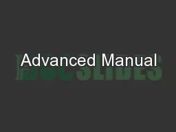 Advanced Manual