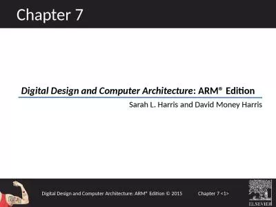 Chapter 7 Digital Design and Computer Architecture