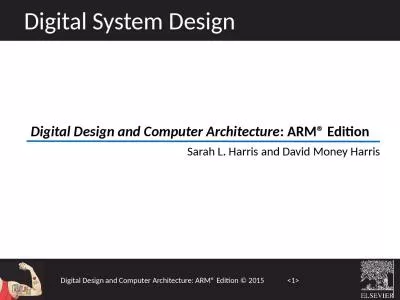 Digital System Design Digital Design and Computer Architecture