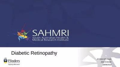 Diabetic Retinopathy  ACHSA GP Forum