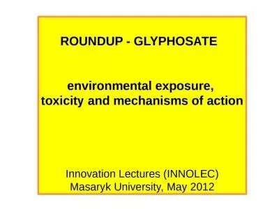 ROUNDUP - GLYPHOSATE