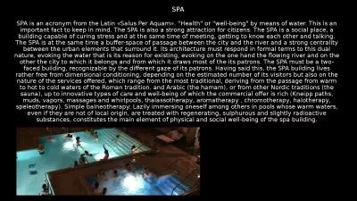 SPA SPA is an acronym from the Latin «