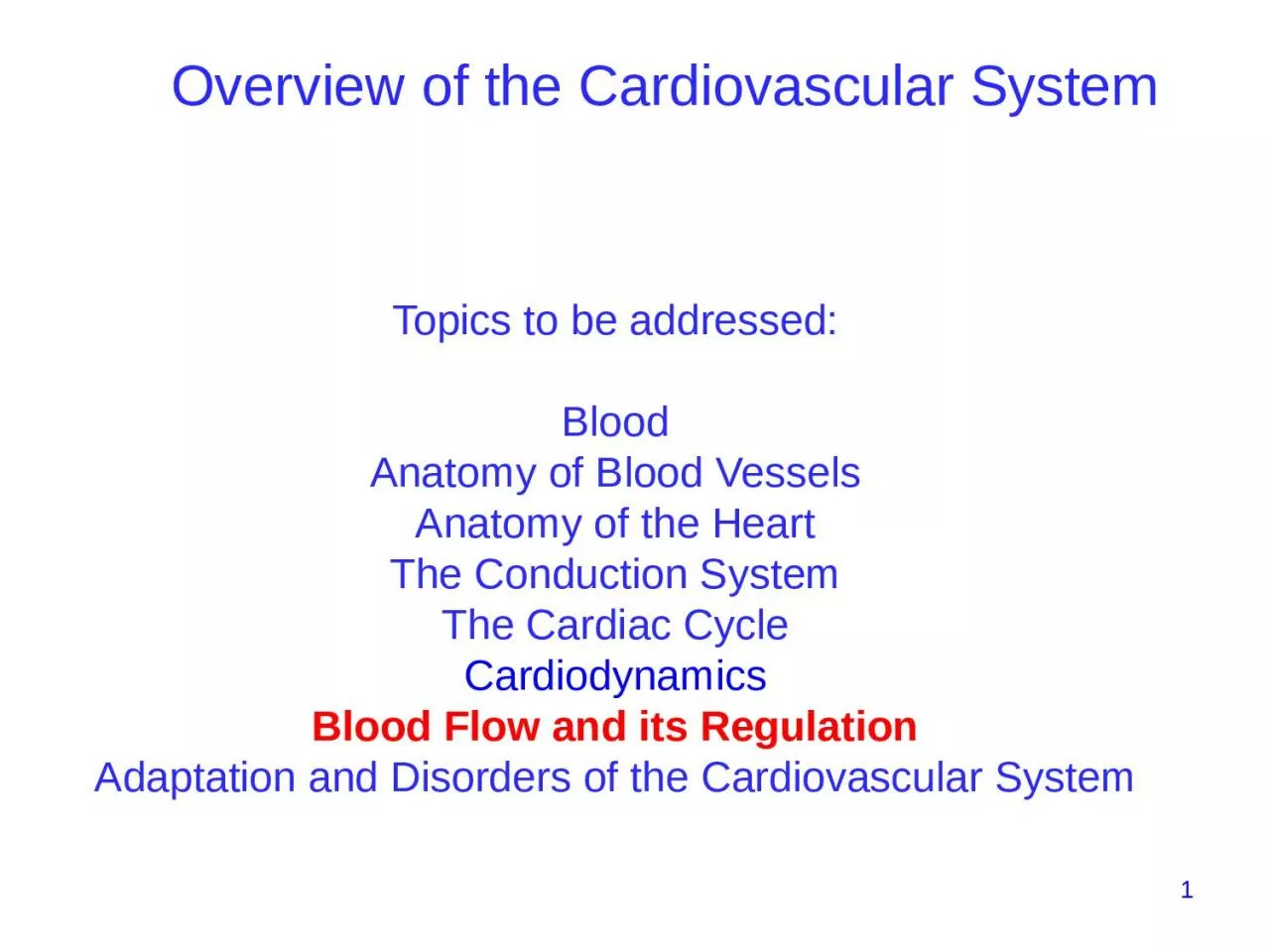 PPT-1 Topics to be addressed: