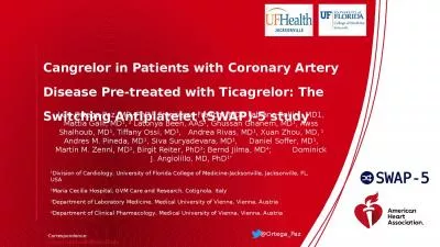 Cangrelor in Patients with Coronary Artery Disease Pre-treated with Ticagrelor: The Switching