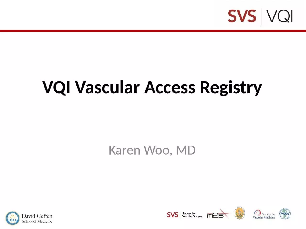 PPT-VQI Vascular Access Registry